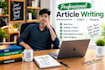 write SEO friendly articles and blog posts