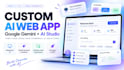 build a custom ai web app with google gemini and ai studio
