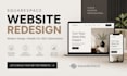 design, redesign squarespace website, modern design, mobile UX, SEO optimization