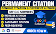 increase google scholar citation