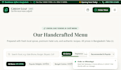 build a modern restaurant website with menu