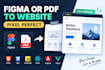 make your website match your figma or PDF design pixel perfectly