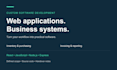 build custom web applications and business systems