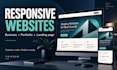 build a responsive business website or personal portfolio