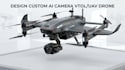 design custom uav drone vtol aircraft consumer electronics models ai camera cad