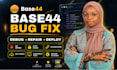 fix base44 bug, debugging, integration, base44 authentication, deployment in 1hr