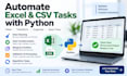 automate excel and CSV tasks with python
