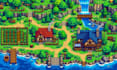 create topdown pixel art tileset map character sprite sheet rpg maker game asset