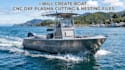 create boat cnc dxf plasma cutting and nesting files