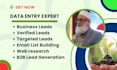 do targeted b2b lead generation, wed research, data entry