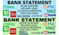 convert bank statement into financial statement