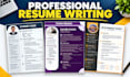 german resume CV cover letter inked profile