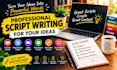 write engaging and viral youtube video script