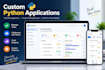 create custom python based task, project management app