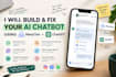 build and fix your ai chatbot using chatgpt and manychat
