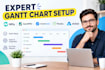setup gantt chart nifty ganttpro  meistertask flowlu  avaza