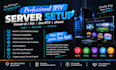 setup professional iptv server, xtreamui, xui one, iptv installation,cpanel
