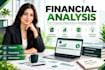 perform financial statement and ratio analysis in excel