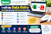 do data entry work, PDF conversion, and excel copy paste