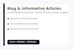 write SEO blog posts and engaging articles