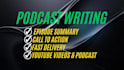 write SEO professional podcast show notes