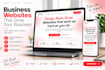 design and develop a responsive business website