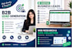 do targeted b2b lead generation and web research