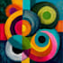create abstract geometric digital art