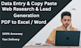 do professional data entry