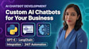 build a custom ai chatbot for your business website