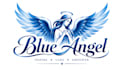 design a spiritual and charities blue angel logo for your brand or business