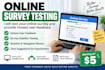 test your online survey and provide honest user feedback