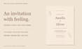 design an elegant digital wedding or event invitation