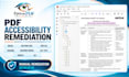 remediate PDF for wcag section 508 and PDF ua