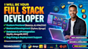 design, build custom website development as full stack developer