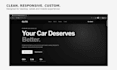 build a modern responsive one page website
