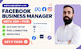 setup and fix meta ads, facebook business manager, and meta pixel