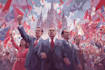 create a political or satirical cartoon