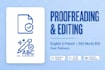 proofread and edit your english french documents