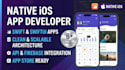 build custom native ios app for iphone and ipad