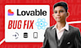 fix lovable website bugs, supabase login and mobile layout issues