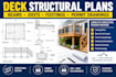 design deck structural plans, framing, beams, joists and footings