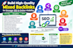 build 500 mixed backlinks for SEO