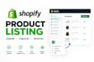do shopify product listing and product catalog management