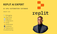 be your replit developer for ai apps,debugging,mvp,deployment,fix,as ai engineer