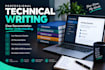 write saas and technical article