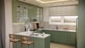 do 3d kitchen design, layout planning and photorealistic rendering