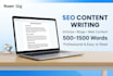 write SEO friendly content articles and blog posts