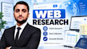 do web research and online data collection