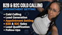be b2b b2c cold calling and set appointments